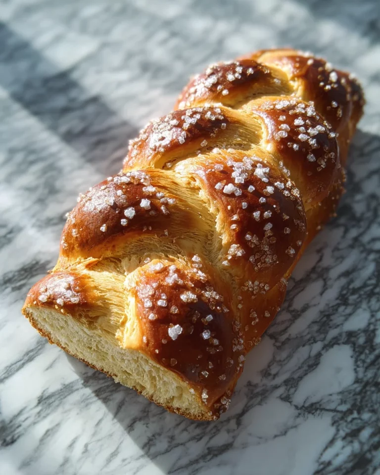 Osterzopf mit vier Strängen