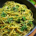 Pasta mit cremiger Spinat-Sauce