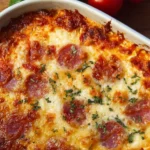 Pizza-Dip aus dem Ofen