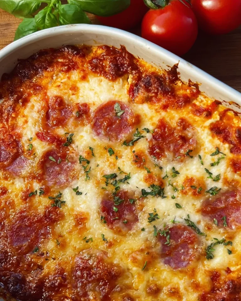 Pizza-Dip aus dem Ofen