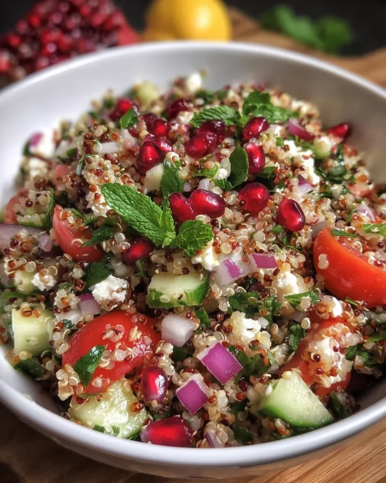 Quinoa Salat mit Feta