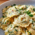 Ravioli Alfredo