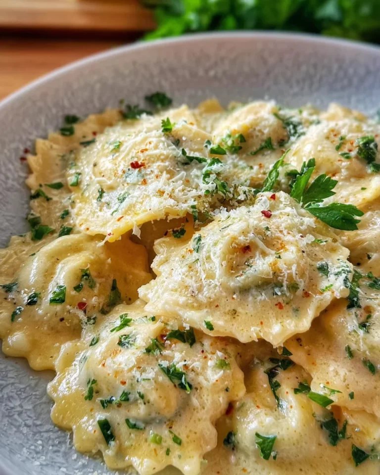 Ravioli Alfredo