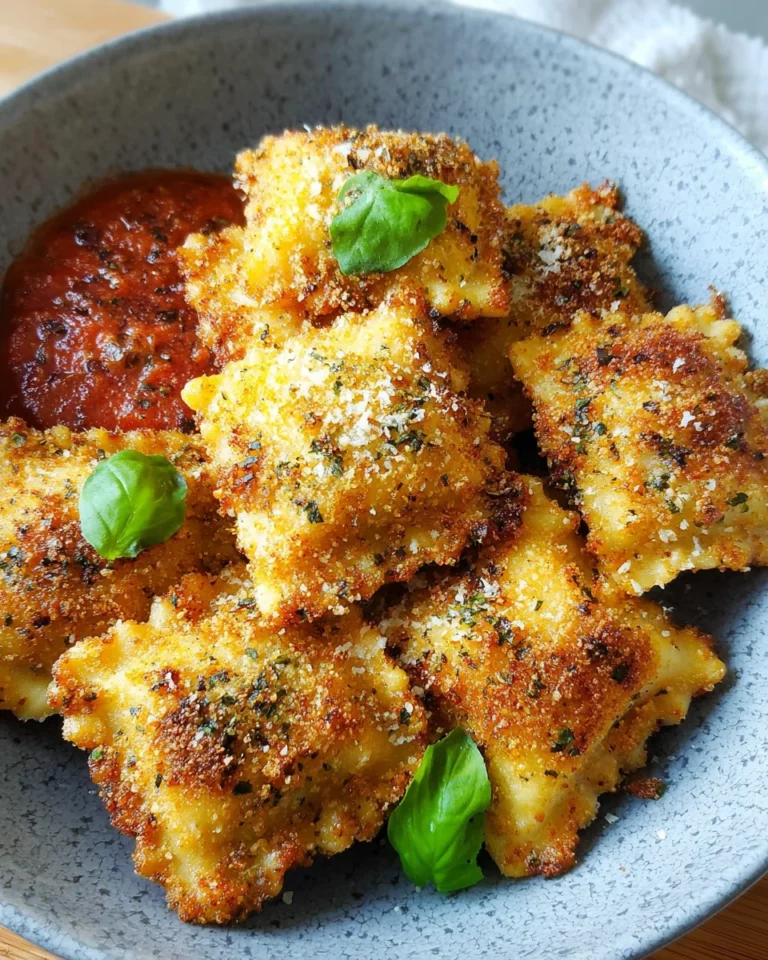 Ravioli aus der Heißluftfritteuse