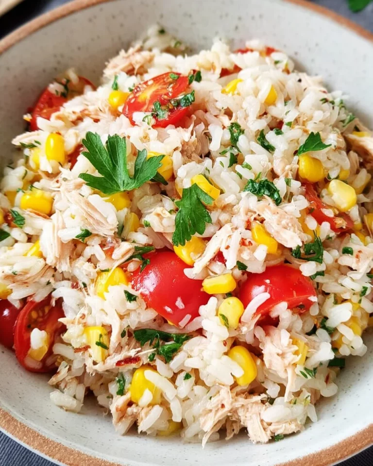 Reissalat mit Thunfisch - So lecker und gesund