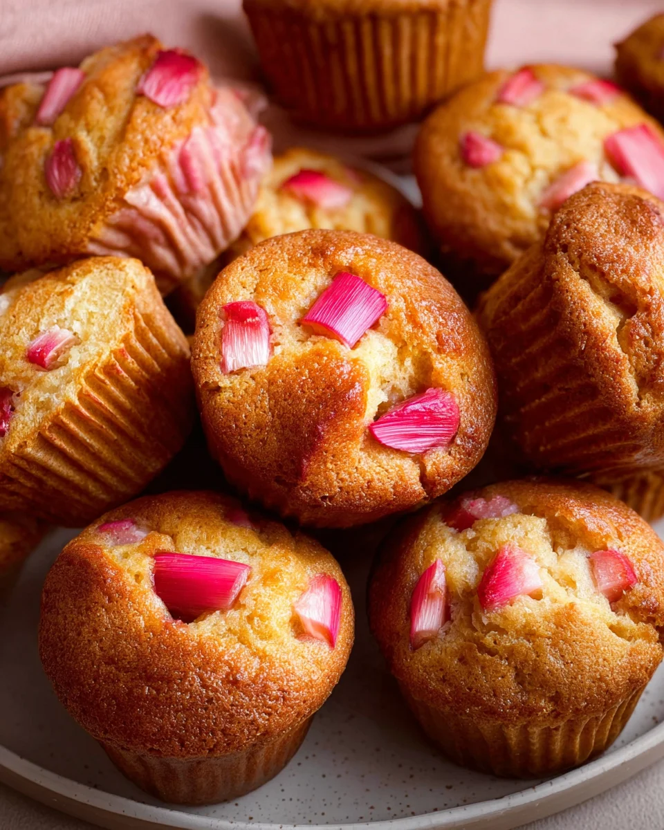 Rhabarber-Muffins