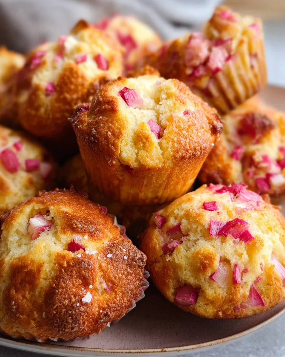 Rhabarber-Muffins