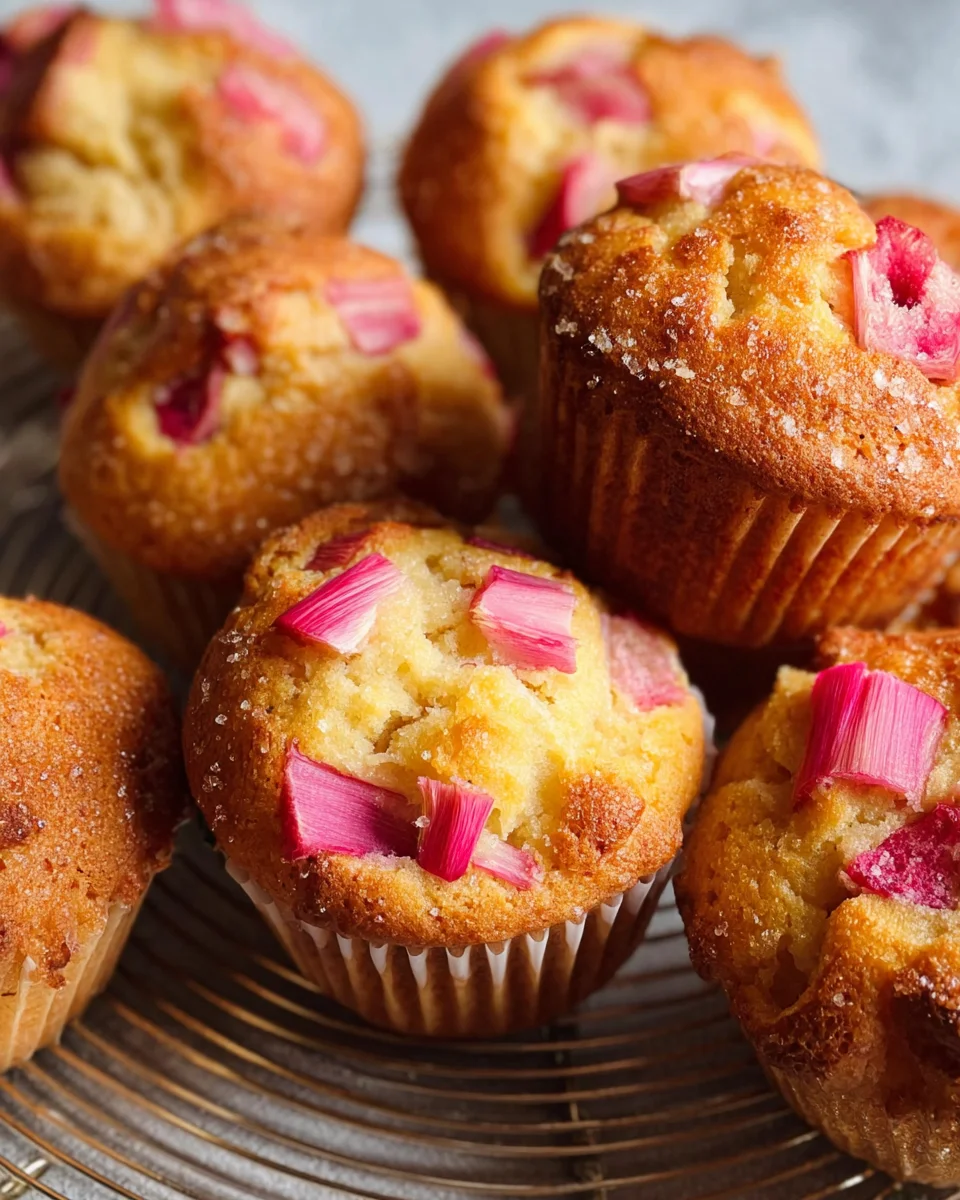 Rhabarber-Muffins