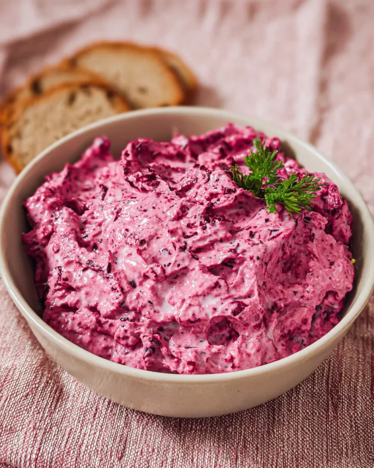 Rote Bete Dip Rezept - leckerer Aufstrich zu Brot