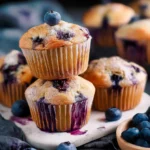 Saftige Blaubeermuffins mit Joghurt - Das beste Rezept