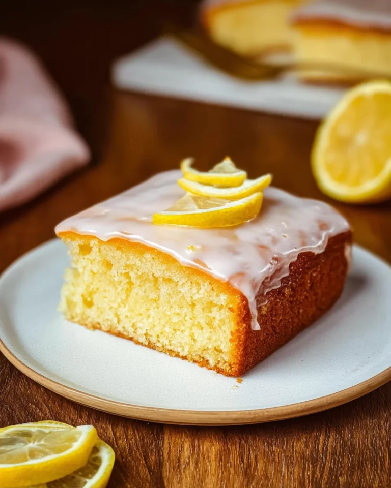 Saftiger Zitronenkuchen (schnelles Rezept)