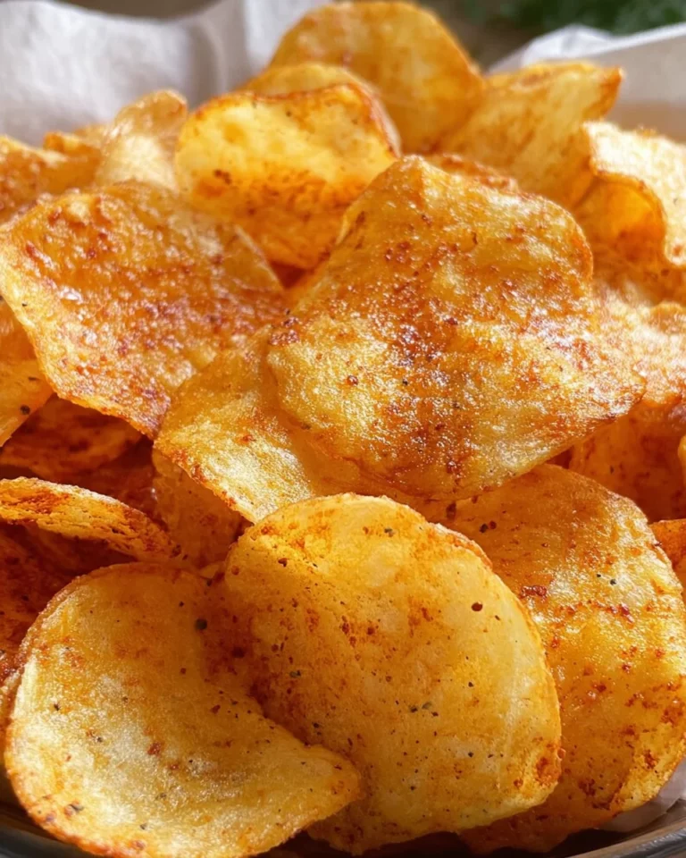 Selbstgemachte Kartoffelchips