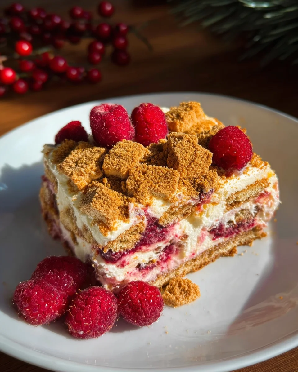 Spekulatius-Himbeer-Tiramisu