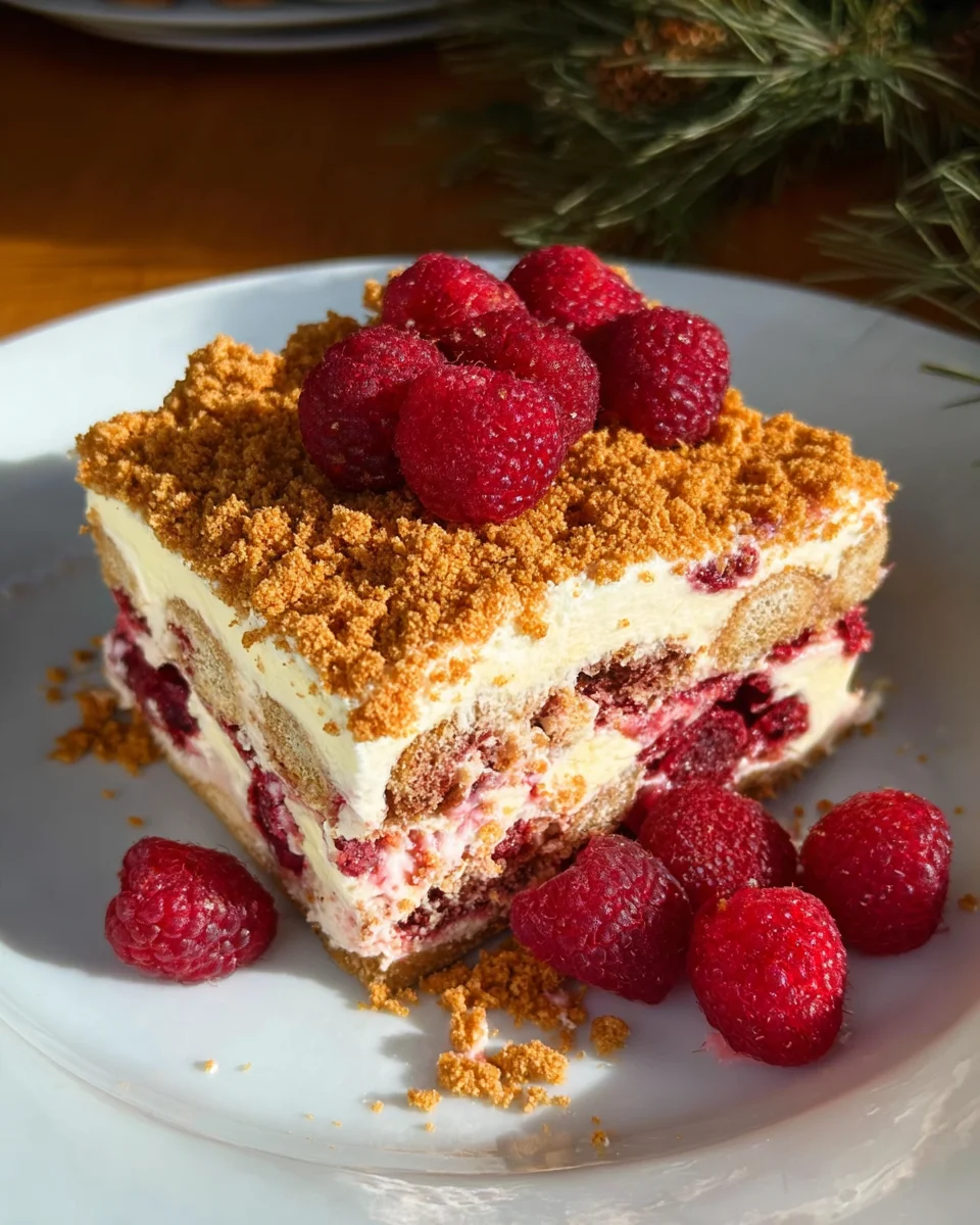 Spekulatius-Himbeer-Tiramisu
