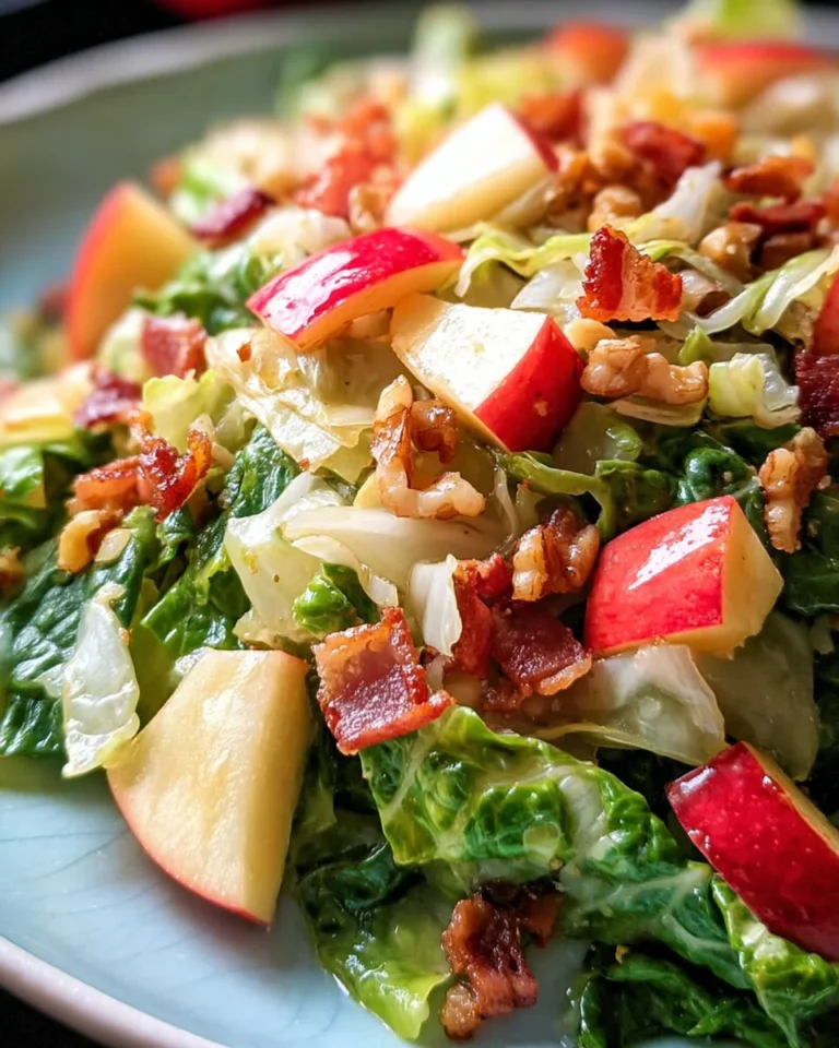 Spitzkohl-Apfel-Walnuss-Salat