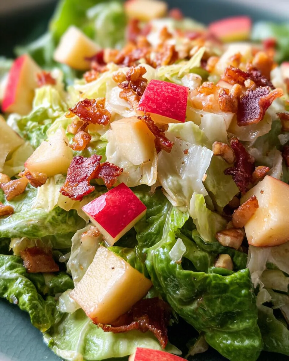 Spitzkohl-Apfel-Walnuss-Salat