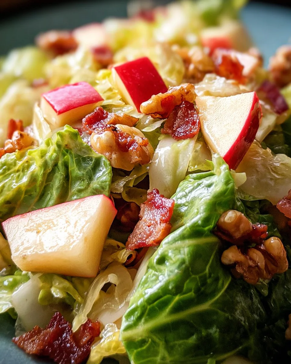 Spitzkohl-Apfel-Walnuss-Salat