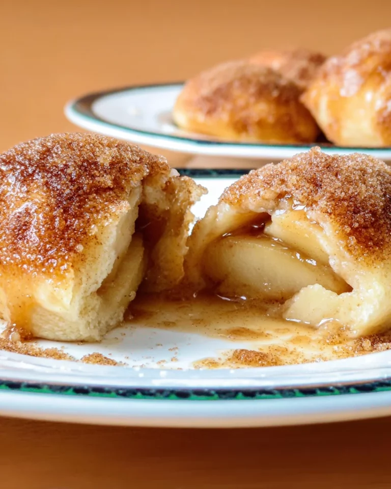 Süße Apfel-Ofenknödel mit Zucker-Zimt-Topping