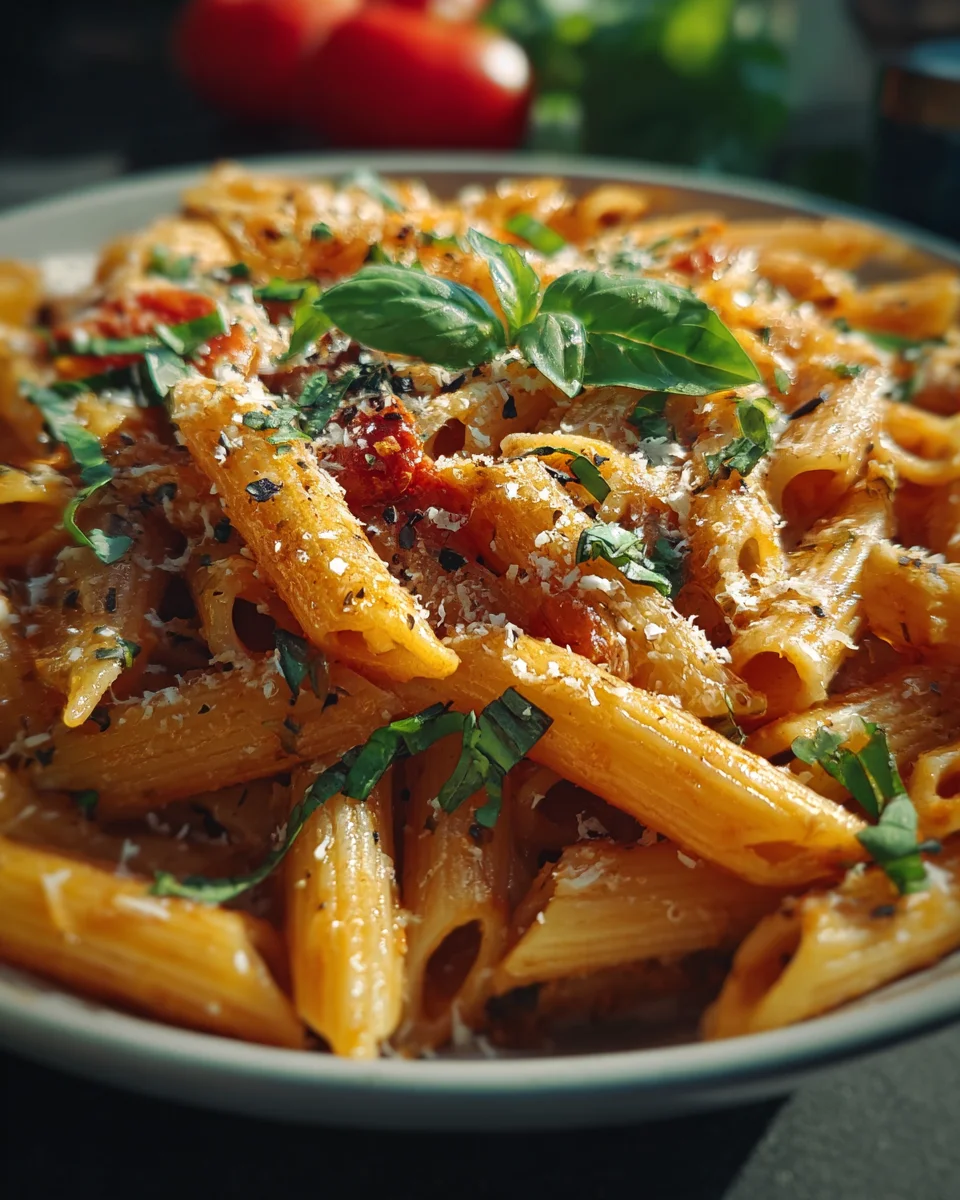 Tomaten-Knoblauch-Pasta