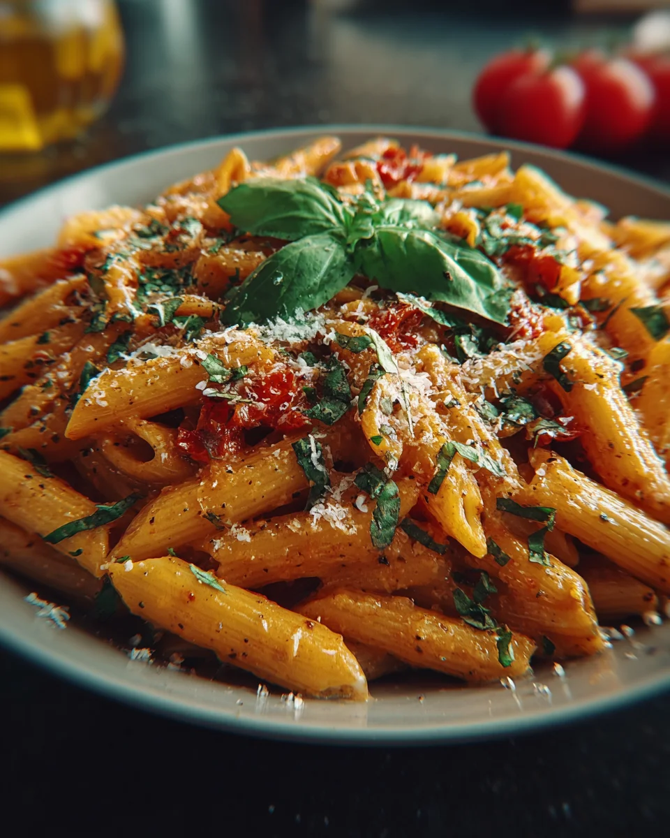 Tomaten-Knoblauch-Pasta