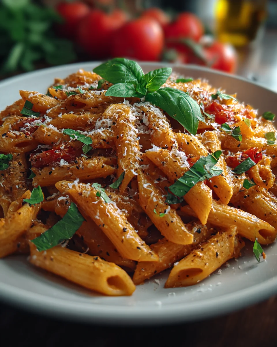 Tomaten-Knoblauch-Pasta