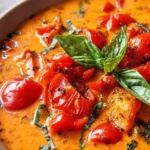 Tomaten-Paprika-Suppe aus dem Ofen