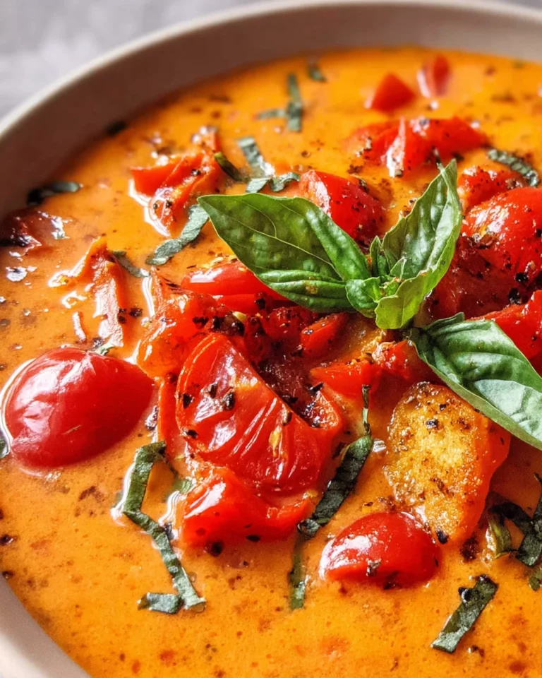 Tomaten-Paprika-Suppe aus dem Ofen