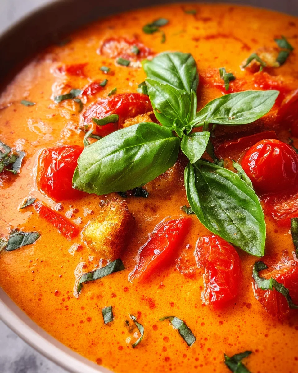 Tomaten-Paprika-Suppe