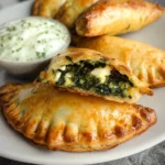 Vegetarische Empanadas mit Spinat-Feta Füllung