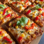 Vegetarische Pizzaecken | Fingerfood