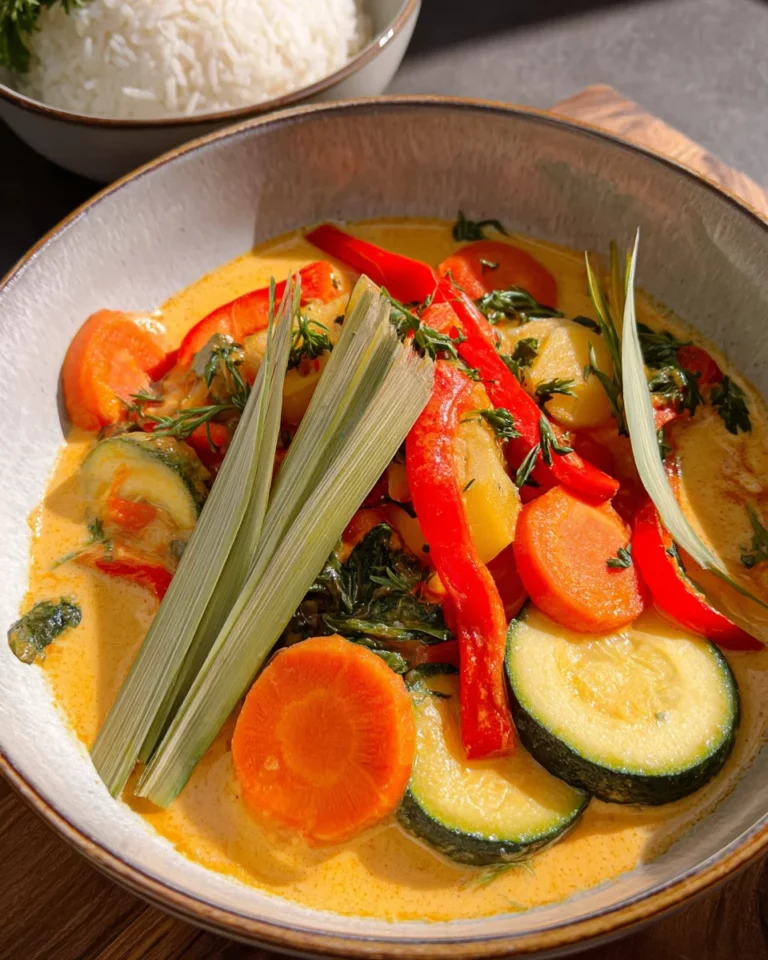 Vegetarisches Zitronengras Curry