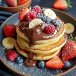 Vergiss schlimme Fluffige Pancakes: 4 Zutaten für Glück!