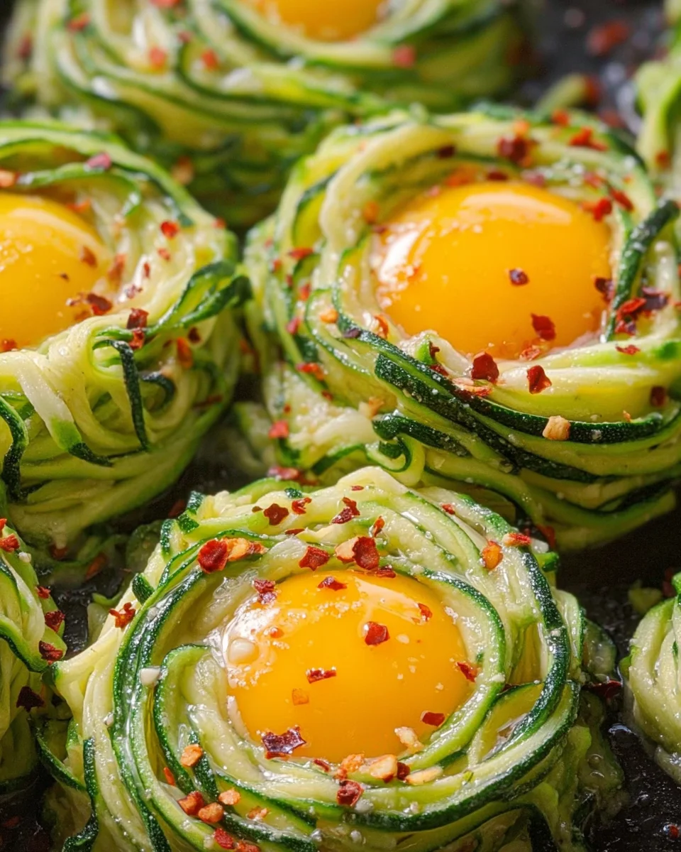 Zucchini-Ei-Nester