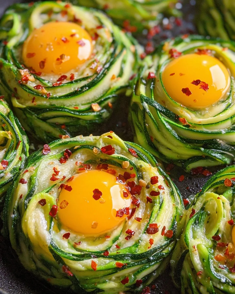 Zucchini-Ei-Nester