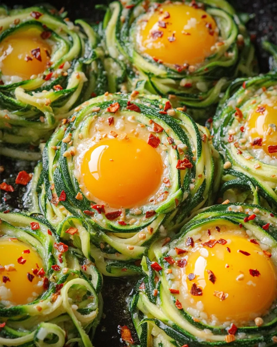 Zucchini-Ei-Nester