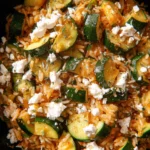 Zucchini Reis Pfanne - schnell & so lecker