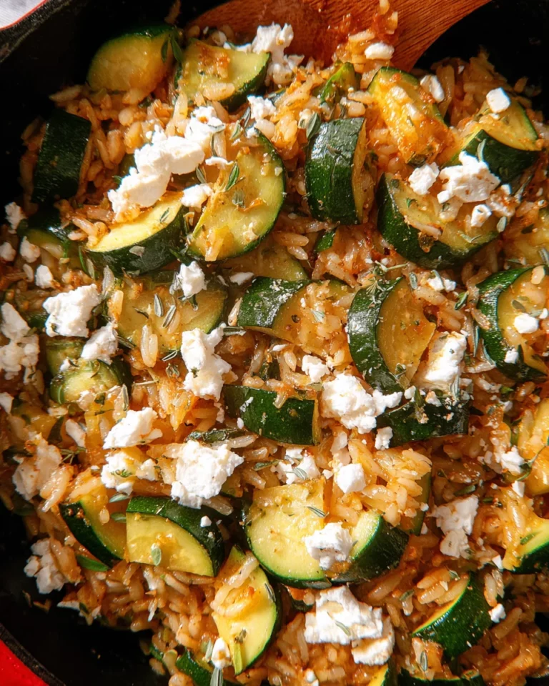 Zucchini Reis Pfanne - schnell & so lecker