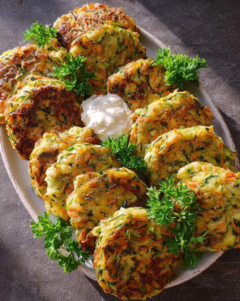 Zucchinipuffer aus dem Ofen