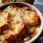 Zwiebelsuppe nach französischer Art