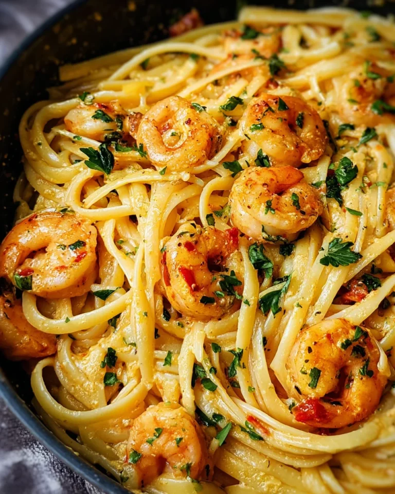 cremige Garnelenpasta
